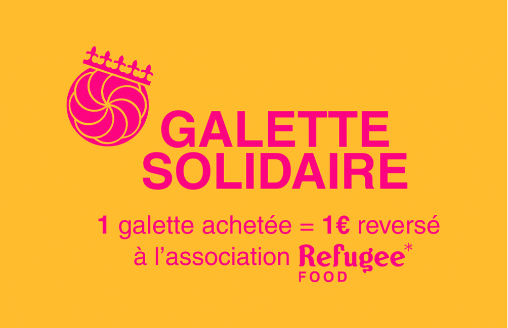 galette des rois solidaire - refugee food
