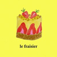Le Fraisier - Dessin Isabelle Cabrera - Design Elise Augustynen