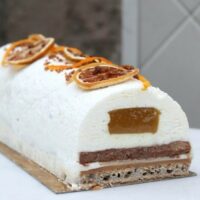 Emma Duvéré - buche vanille citron - (c) Élise AUGUSTYNEN